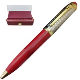 YAMALANG Ballpoint Pens dwoth box Limited Edition Metal Rollerball Pen With gems Metals and Red Box As Gift Ball Point Stylo3013