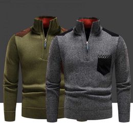 Men's Sweaters Men Sweater Casual Winter Sweater Friendly to Skin Stretchy Handsome Thermal Anti-pilling Autumn Sweater L230719