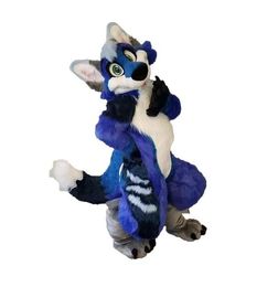 Furry Husky Dog Mascot Fursuit Fullsuit Furry Suit Halloween and Christmas Large-scale Event mascot college