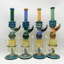 16 inch Colourful Bong Wholesale Glass Bong Popular High Quality Water Pipes Glass Bong Wholesale for Adult