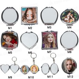 Metal mirror with Sublimation print aluminium plate insert 20 pieces lot262J