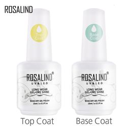 Nail Gel Rosalind 15ML base and top coat gel nail polish semi permanent mixed primer for ergonomic nail art function gel latex 230718