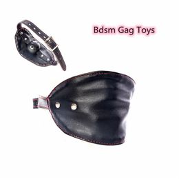 Bdsm Bondage Mouth Plug Hard Ball Gag with Leather Harness for Fetish Slave Restraints Women Men Gay Couples Flirt 210722249e