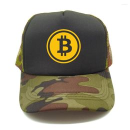 Ball Caps Trucker Cap Summer Men Cryptocurrency Hat Baseball Cool Unisex Mesh Net MZ-203