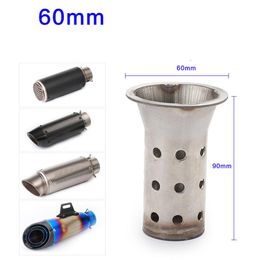 51mm 60mm DB Killer for Motorcycle Exhaust Muffler DB killer Silencer Noise Sound Eliminator for Off road Bike313G