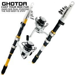 Boat Fishing Rods Carbon Fishing Rod Combo Professional Fishing Rod 2.1-3.6M and Spinning Fishing Reel GearRatio 5.2 1 5.1 1 Fishing Kit Set 230718