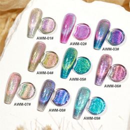 Nail Gel Cat Eye Magnetic Polish Laser Magnet Semi Permanent Soak Off UV Glitter Manicure P otherapy Glue Art Varnish 230718