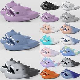 shark slides Slippers sandals mens womens Tie Dye bule haze rainbow fashion Novelty Slippers Beach Indoor Hotel sports sneakers size 36-45