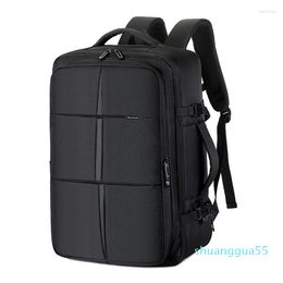 Backpack Large-capacity Men's 2023 Multifunction USB Charging Bagpack Male Business Bag For Laptop 17.6 Inch Expandable Rucksack