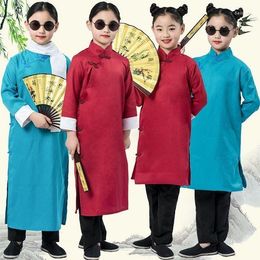 Stage Wear Children's Crosstalk Coat Performance Costume Storyteller Fan Dance Boys And Girls' Kindergarten June 1