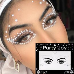 1 Sheet Glitter Face Jewels Stickers Diamond Party Makeup Body Art Eyeliner Jewellery Sticker Eyes Tattoos Rhinestones Beauty