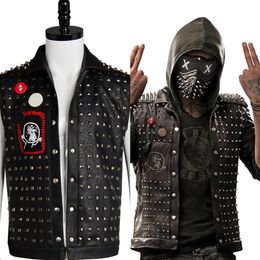 Watch Dogs 2 Wrench I am Dedsec Shawn baichoo Vest Cosplay Costume288m