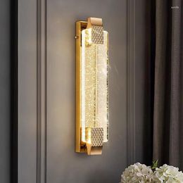 Wall Lamp Bubble Crystal Lights Luxury Living Room Background Decoration Bedroom Bedside Staircase Aisle Kitchen Bathroom Modern