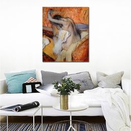 Canvas Art After the Bath (woman Drying Herself) Edgar Degas Dancer Portraits Hand Painted Oil Artwork Modern Office Decor