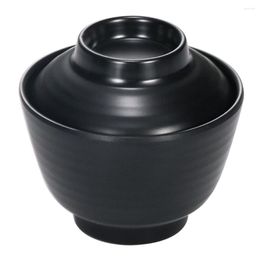 Dinnerware Sets Nut Plastic Utensils Bowl With Cover Melamine Japanese Seasoning Delicate Soup Small Imitation Porcelain