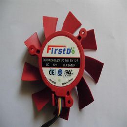 New Original Firstd FD7015H12S DC BRUSHLESS FAN 12V 0 43A 2-Wires 4-Wires 65mm 39x39x39mm Graphics Video Card Fan265t