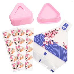 Mugs Sushi Bag Onigiri Decoration Bags Japandi Sealing Stickers Disposable Plastic Making Tools Wrappers