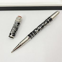 YAMALANG Inheritance Series Brand Roller ball Pens Luxurys Spider Web Red Black Ballpoint pen Writing Stationery Business237z