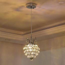 Chandeliers Modern Crystal Dining Table Decor Pendant Hanging Light Fixtures For Restaurant Ceiling Decoration Lamp Lustres