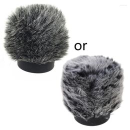 Microphones Outdoor Fur Windshield Microphone Cover Muff Windscreen Philtre For Rode Go II Reduce Wind Dropship