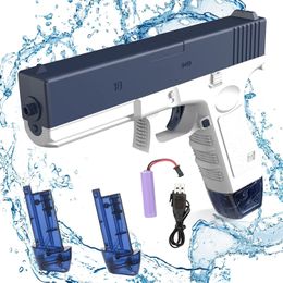 Sand Play Water Fun M416 water gun electric Glock GesmbH pistol shooting toy fully automatic summer beach swimming pool party 230718