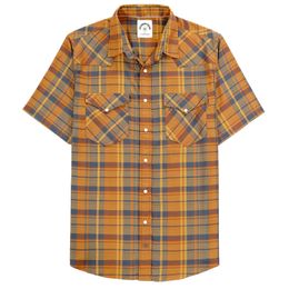 Men's Casual Shirts Dubinik Bamboo Fibre Mens Short Sleeve Plaid Shirt Men Western Cowboy Pearl Snap Vintage for 230718