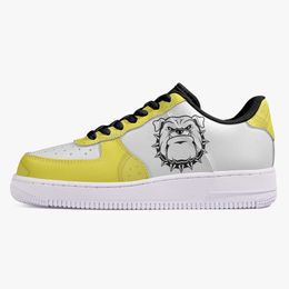 DIY shoes mens running shoes one for men women platform casual sneakers Classic White Black yellow graffiti green trainers outdoor sports 36-48 12353