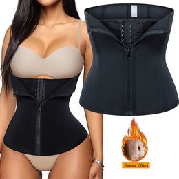 Women's Shapers Sauna Sweat Belt for Weight Loss Neoprene Waist Trainer Body Shaper Corset Slimming Belly Sheath Shapewear Women Tummy Trimmer 230719