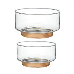 Plates Unique Serving Bowl Tray With Wooden Pedestal Storage Baskets Stand Organization Fruit Basket For Kitchen Countertop