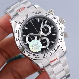 Mens Classic Watches 40mm Dial Master Automatic Watch Mechanical Sapphire Watch stainless steel strap Model Folding Luxury WristWatch