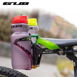 Water Bottles Cages GUB Dual Bicycle Bottle Cage Adapter Mountain Bike Saddle Double Adapter Seat Riding Equipment Bottle Cage Conversion Seat HKD230719