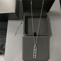 Strands Strings French luxury Jewellery brand's 10th anniversary necklace. Small Style Sweater Chain 80CM Sliding Adjustable Size Women's Jewellery 230718