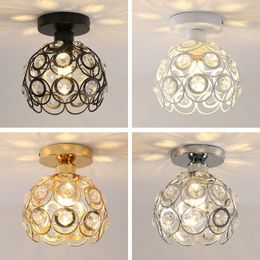 Ceiling Lights Nordic Led Lamp Individual Creative Crystal Bedroom Light Hallway Lantern American Restaurant Lighting