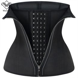 Hot Sale Waist Cincher Shaper Belt High Quality Hook Zipper Corset Female In Tight Underwear Latex Waist Trainer For Women