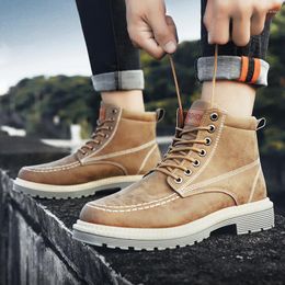 Boots Mens Shoes Casual Fashion Comfortable Outdoor Ankle Lover Autumn Winter Cowboy