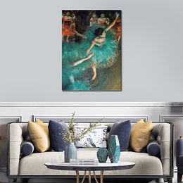 Edgar Degas Canvas Art Figurative Oil Paintings Dancer Hand Painted Modern Dancers Artwork Entryway Decor