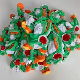 Plush Dolls Wholesale of 50 pieces/batch of 8-inch orange DInosaur plush dolls with soft skin and unfilled doll covers empty DIY toy girls' gifts 230718