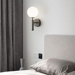 Wall Lamps TEMAR Contemporary Classic Brass Lamp LED Simply Creative Sconce Lighting For Home Bed Room Decor
