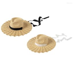 Wide Brim Hats Womens Straw Hat 4.7in Curvy Beach Long Strap Summer