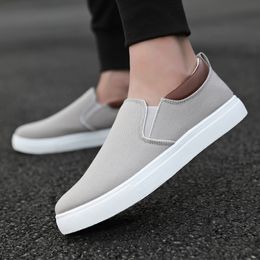 Dress Shoes 2023 Men Red Canvas Casual Boys Male Sneaker Light Comfortable Slip on Vulcanised Flats Non Leather Zapatos Hombres 230718