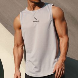 Mens Tank Tops Sports Running Top Quick Drying Sleeveless Training ONeck Tshirt Basketball Fitness 230718