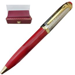 YAMALANG Ballpoint Pens dwoth box Limited Edition Metal Rollerball Pen With gems Metals and Red Box As Gift Ball Point Stylo287T