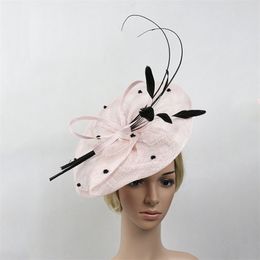 Stingy Brim Hats Hat Women Feather Fascintor Headband Party Ladies Headpiece Oversized P ography Hair Accessories 230718