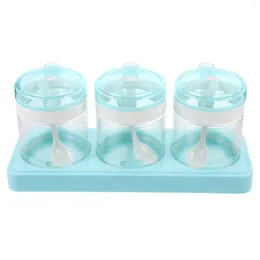 Dinnerware Sets Spice Rack Terrarium Condiment Server Sugar Jar For Countertop Seasoning Jars Box Containers Glass