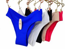 Wholesale6pcslot New DuPont Panties Seamless No line Cheeky Bikini Panty Women Underwear Sexy female Intimates ZZ