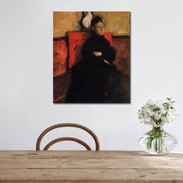 Ballerina Canvas Art Duchesse De Montejasi-cicerale Edgar Degas Painting Hand Oil Painted Home Office Wall Decor Modern