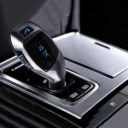 Hands Bluetooth Car Kit Wireless Transmitter Fm Radio Adapter FM Modulator MP3 Player TF Card USB Car Lighter Charger 281w