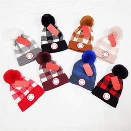 Winter fashion ladies designer knitted hats luxury casual thickening warm outdoor street hat 8 colors available269w