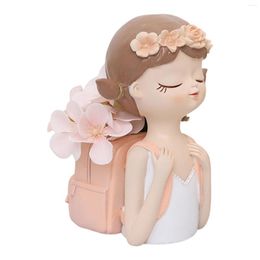 Vases Girl Succulent Plant Flower Pot Head Planter Face Pots With Drainage