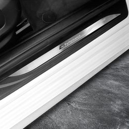 Accessories Welcome pedal Door Sill Scuff Plate Guards Protector cover strips Stickers For BMW F10 F20 F30 F32 F34 F25 X1 X5 X6 Ca270v